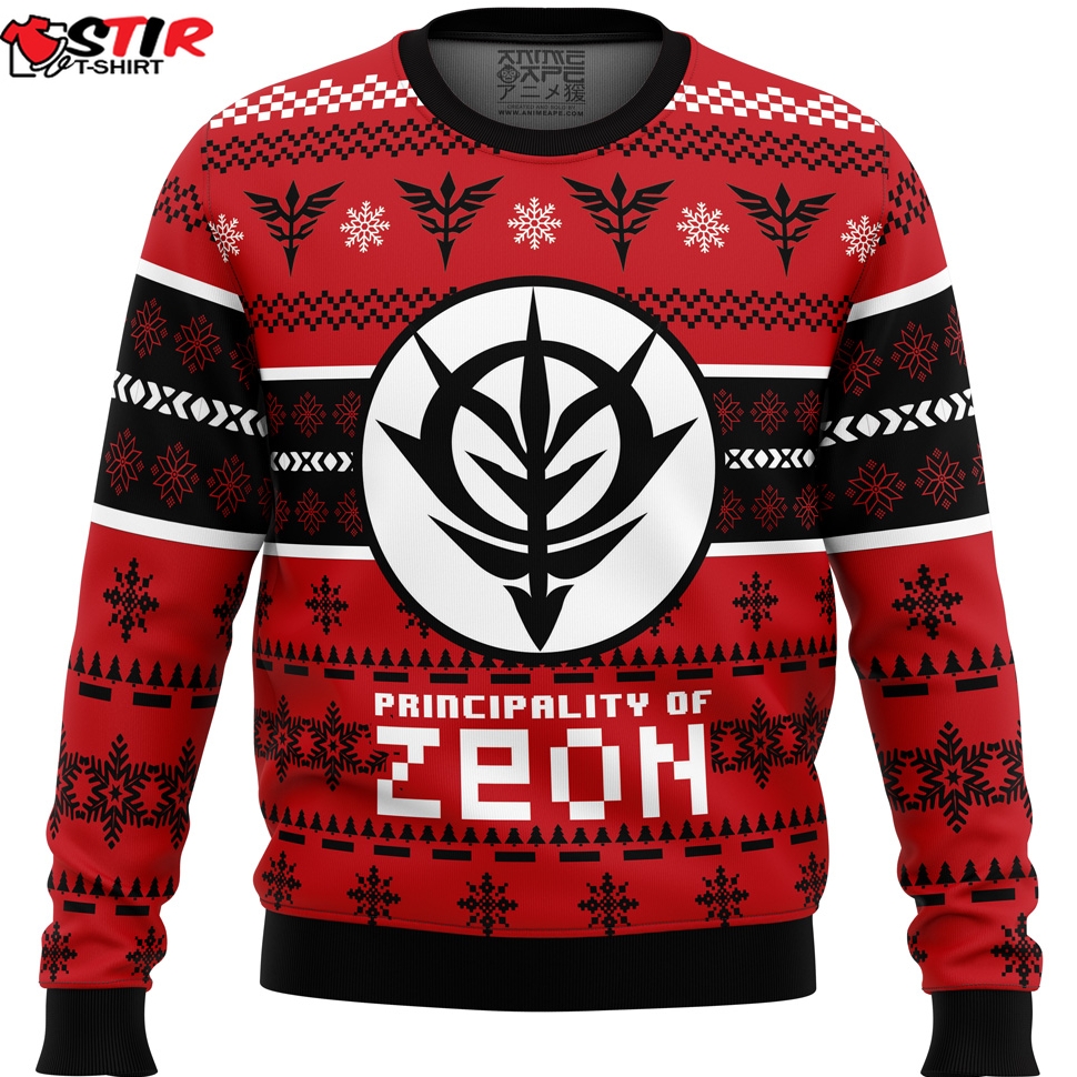 Zeon The Gundam Ugly Christmas Sweater Stirtshirt